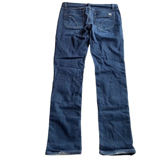 Joe’s Jeans Kennedy Cigarette Straight Denim Blue Size 28 Distressed Hem 30L - Picture 7 of 8